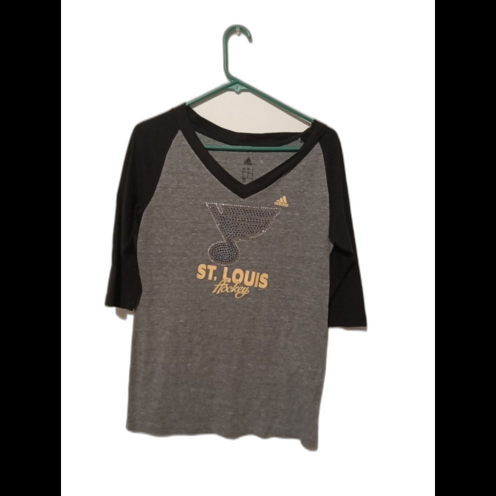 Adidias Women's St Louis Blues Shirt Size Large